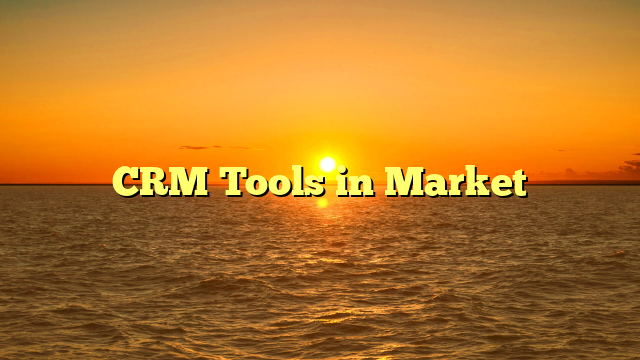 CRM Tools in Market